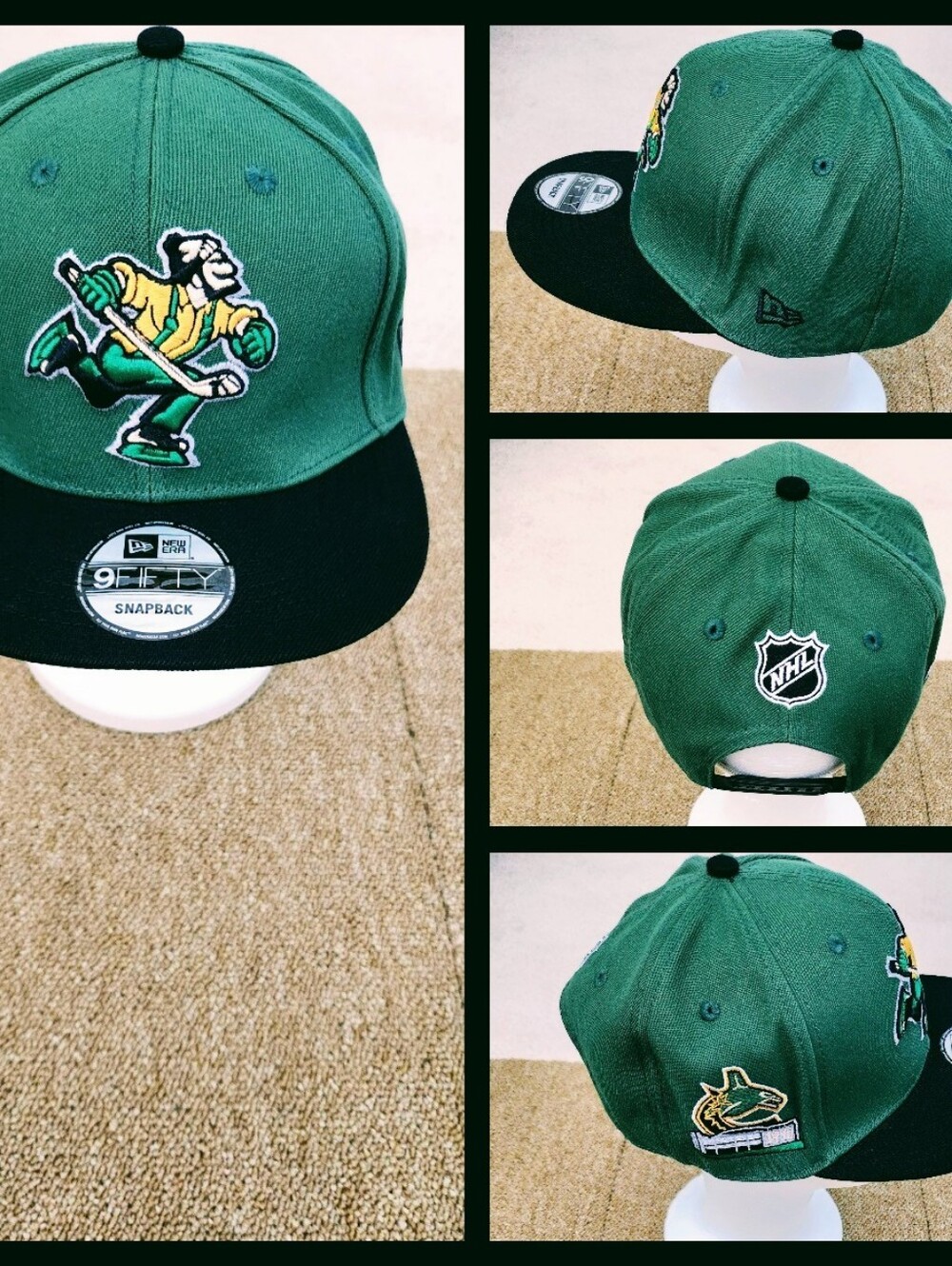 VANCOUVER CANUCKS NHL HOCKEY SNAPBACK HAT.